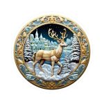 Winter Wonderland Reindeer Ver.4 Stickers | Faith sticker set, made with clear, crisp lettering, perfect for journals, planners, laptops, notebooks, phone cases and creative projects, bringing subtle motivation to creative spaces.