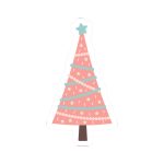 Christmas Tree Ver.9 Stickers | Gratitude mini decal pack, made with clear, crisp lettering, suitable for notebooks, planners, journals, laptops, phone cases and scrapbooks, supporting personal reflection through simple visuals.