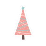 Christmas Tree Ver.9 Stickers | Gratitude mini decal pack, made with clear, crisp lettering, suitable for notebooks, planners, journals, laptops, phone cases and scrapbooks, supporting personal reflection through simple visuals. - Image 4