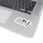 She Is Strong Stickers | Inspirational sticker collection, crafted with attention to detail, perfect for journals, planners, laptops, notebooks, phone cases and creative projects, supporting personal reflection through simple visuals. - Image 5