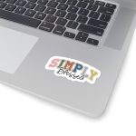 Simply Blessed Stickers | Inspirational quote sticker set, printed with a neat and refined appearance, great for journals, planners, laptops, phone cases, notebooks and craft pages, offering quiet inspiration throughout the day. - Image 5