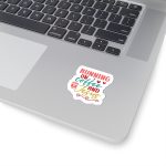 Running On Coffee & Jesus Stickers | Gratitude sticker set, printed with a neat and refined appearance, perfect for journals, planners, laptops, notebooks, phone cases and creative projects, supporting personal reflection through simple visuals. - Image 2