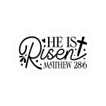He Is Risen Matthew 28:6 Stickers | Gratitude mini decal pack, crafted with attention to detail, perfect for journals, planners, laptops, notebooks, phone cases and creative projects, offering quiet inspiration throughout the day. - Image 4