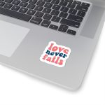 Love Never Fails Stickers | Motivational sticker set, printed with a neat and refined appearance, ideal for planners, journals, notebooks, laptops, phone cases and scrapbooks, adding gentle encouragement to daily routines. - Image 2