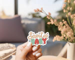 Santa Baby Stickers | Inspirational quote sticker set, designed with a clean matte look, suitable for notebooks, planners, journals, laptops, phone cases and scrapbooks, offering quiet inspiration throughout the day.