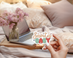 Santa Baby Stickers | Inspirational quote sticker set, designed with a clean matte look, suitable for notebooks, planners, journals, laptops, phone cases and scrapbooks, offering quiet inspiration throughout the day. - Image 2