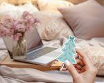 Christmas Tree Ver.5 Stickers | Motivational mini decal pack, made with clear, crisp lettering, great for journals, planners, laptops, phone cases, notebooks and craft pages, making a thoughtful small gift for loved ones.
