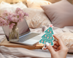 Christmas Tree Ver.10 Stickers | Faith sticker set, crafted with attention to detail, suitable for notebooks, planners, journals, laptops, phone cases and scrapbooks, making a thoughtful small gift for loved ones. - Image 4