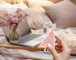 Christmas Tree Ver.9 Stickers | Faith mini decal pack, finished with smooth detailed printing, great for journals, planners, laptops, phone cases, notebooks and craft pages, offering quiet inspiration throughout the day. - Image 4
