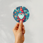 Santa Ver.1 Stickers | Kindness mini decal pack, crafted with attention to detail, great for journals, planners, laptops, phone cases, notebooks and craft pages, making a thoughtful small gift for loved ones. - Image 3