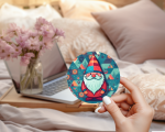 Santa Ver.1 Stickers | Kindness mini decal pack, crafted with attention to detail, great for journals, planners, laptops, phone cases, notebooks and craft pages, making a thoughtful small gift for loved ones. - Image 4