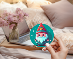 Santa Ver.3 Stickers | Gratitude sticker set, designed with a clean matte look, great for journals, planners, laptops, phone cases, notebooks and craft pages, bringing subtle motivation to creative spaces. - Image 4