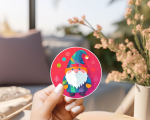 Santa Ver.4 Stickers | Kindness mini decal pack, finished with smooth detailed printing, great for journals, planners, laptops, phone cases, notebooks and craft pages, adding gentle encouragement to daily routines.