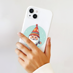 Santa Ver.5 Stickers | Gratitude quote sticker set, made with clear, crisp lettering, ideal for planners, journals, notebooks, laptops, phone cases and scrapbooks, supporting personal reflection through simple visuals.
