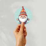 Santa Ver.5 Stickers | Gratitude quote sticker set, made with clear, crisp lettering, ideal for planners, journals, notebooks, laptops, phone cases and scrapbooks, supporting personal reflection through simple visuals. - Image 2