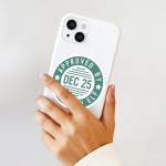 Dec 25 Approved By Workshop Elf Stickers | Kindness quote sticker set, made with clear, crisp lettering, suitable for notebooks, planners, journals, laptops, phone cases and scrapbooks, supporting personal reflection through simple visuals.