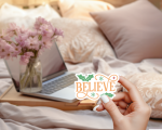 Believe Stickers | Faith sticker pack, designed with a clean matte look, ideal for planners, journals, notebooks, laptops, phone cases and scrapbooks, adding gentle encouragement to daily routines. - Image 4