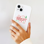 Bright Stickers | Faith quote sticker set, made with clear, crisp lettering, perfect for journals, planners, laptops, notebooks, phone cases and creative projects, supporting personal reflection through simple visuals.