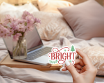 Bright Stickers | Faith quote sticker set, made with clear, crisp lettering, perfect for journals, planners, laptops, notebooks, phone cases and creative projects, supporting personal reflection through simple visuals. - Image 4