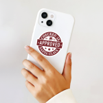 Checked 2X Approved Santa Clause Stickers | Gratitude mini decal pack, made with clear, crisp lettering, great for journals, planners, laptops, phone cases, notebooks and craft pages, offering quiet inspiration throughout the day.