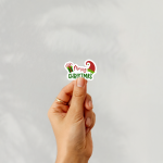Merry Christmas Stickers | Kindness mini decal pack, printed with a neat and refined appearance, great for journals, planners, laptops, phone cases, notebooks and craft pages, supporting personal reflection through simple visuals. - Image 2