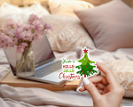 Hope A Holly Jolly Christmas Stickers | Kindness sticker collection, designed with a clean matte look, perfect for journals, planners, laptops, notebooks, phone cases and creative projects, supporting personal reflection through simple visuals. - Image 4