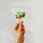 North Pole Special Delivery Stickers | Motivational quote sticker set, finished with smooth detailed printing, great for journals, planners, laptops, phone cases, notebooks and craft pages, supporting personal reflection through simple visuals. - Image 2
