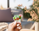 North Pole Special Delivery Stickers | Motivational quote sticker set, finished with smooth detailed printing, great for journals, planners, laptops, phone cases, notebooks and craft pages, supporting personal reflection through simple visuals. - Image 3