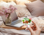 North Pole Special Delivery Stickers | Motivational quote sticker set, finished with smooth detailed printing, great for journals, planners, laptops, phone cases, notebooks and craft pages, supporting personal reflection through simple visuals. - Image 4