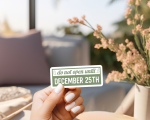Do Not Open Until Dec 25Th Stickers | Motivational quote sticker set, crafted with attention to detail, ideal for planners, journals, notebooks, laptops, phone cases and scrapbooks, adding gentle encouragement to daily routines. - Image 2