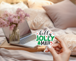 Holly Jolly Mail Stickers | Motivational quote sticker set, designed with a clean matte look, ideal for planners, journals, notebooks, laptops, phone cases and scrapbooks, bringing subtle motivation to creative spaces. - Image 4