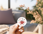Hot Cocoa Vibes Stickers | Inspirational sticker pack, crafted with attention to detail, suitable for notebooks, planners, journals, laptops, phone cases and scrapbooks, offering quiet inspiration throughout the day. - Image 3