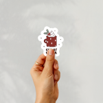 Cup Of Cheer Stickers | Kindness sticker pack, crafted with attention to detail, ideal for planners, journals, notebooks, laptops, phone cases and scrapbooks, bringing subtle motivation to creative spaces. - Image 2