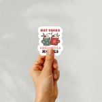 Hot Cocoa & Christmas Movies Stickers | Motivational sticker set, made with clear, crisp lettering, great for journals, planners, laptops, phone cases, notebooks and craft pages, making a thoughtful small gift for loved ones. - Image 4