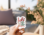 Love Christmas Stickers | Motivational mini decal pack, made with clear, crisp lettering, ideal for planners, journals, notebooks, laptops, phone cases and scrapbooks, supporting personal reflection through simple visuals. - Image 2