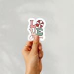 Love Christmas Stickers | Motivational mini decal pack, made with clear, crisp lettering, ideal for planners, journals, notebooks, laptops, phone cases and scrapbooks, supporting personal reflection through simple visuals. - Image 3