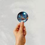 Winter Wonderland Reindeer Ver.2 Stickers | Motivational quote sticker set, finished with smooth detailed printing, great for journals, planners, laptops, phone cases, notebooks and craft pages, supporting personal reflection through simple visuals. - Image 2