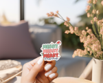 Merry Merry Merry Christmas Stickers | Gratitude sticker pack, printed with a neat and refined appearance, suitable for notebooks, planners, journals, laptops, phone cases and scrapbooks, supporting personal reflection through simple visuals. - Image 3