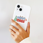 Merry Vibes Stickers | Motivational quote sticker set, made with clear, crisp lettering, perfect for journals, planners, laptops, notebooks, phone cases and creative projects, supporting personal reflection through simple visuals.