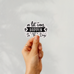 A Lot Can Happen In Three Days Stickers | Faith sticker pack, crafted with attention to detail, great for journals, planners, laptops, phone cases, notebooks and craft pages, making a thoughtful small gift for loved ones. - Image 2