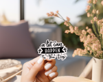 A Lot Can Happen In Three Days Stickers | Faith sticker pack, crafted with attention to detail, great for journals, planners, laptops, phone cases, notebooks and craft pages, making a thoughtful small gift for loved ones. - Image 3