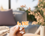 Be Still & Know That I Am God Stickers | Kindness quote sticker set, made with clear, crisp lettering, suitable for notebooks, planners, journals, laptops, phone cases and scrapbooks, making a thoughtful small gift for loved ones. - Image 2