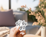 Be The Light Stickers | Faith mini decal pack, designed with a clean matte look, suitable for notebooks, planners, journals, laptops, phone cases and scrapbooks, bringing subtle motivation to creative spaces. - Image 3