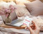 Don'T Be Afraid Just Believe Stickers | Kindness quote sticker set, finished with smooth detailed printing, perfect for journals, planners, laptops, notebooks, phone cases and creative projects, bringing subtle motivation to creative spaces. - Image 4
