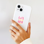 Faith, Hope, Love Stickers | Gratitude mini decal pack, made with clear, crisp lettering, perfect for journals, planners, laptops, notebooks, phone cases and creative projects, offering quiet inspiration throughout the day.