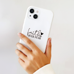 Faith Over Fear Stickers | Gratitude mini decal pack, printed with a neat and refined appearance, suitable for notebooks, planners, journals, laptops, phone cases and scrapbooks, adding gentle encouragement to daily routines.