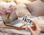Faith Over Fear Stickers | Motivational sticker set, designed with a clean matte look, ideal for planners, journals, notebooks, laptops, phone cases and scrapbooks, adding gentle encouragement to daily routines. - Image 4