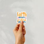 Faith, Weights, Protein Shakes Stickers | Motivational mini decal pack, finished with smooth detailed printing, perfect for journals, planners, laptops, notebooks, phone cases and creative projects, bringing subtle motivation to creative spaces. - Image 2