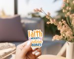 Faith, Weights, Protein Shakes Stickers | Motivational mini decal pack, finished with smooth detailed printing, perfect for journals, planners, laptops, notebooks, phone cases and creative projects, bringing subtle motivation to creative spaces. - Image 3