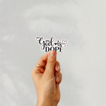 God Is Dope Stickers | Gratitude sticker set, made with clear, crisp lettering, perfect for journals, planners, laptops, notebooks, phone cases and creative projects, offering quiet inspiration throughout the day. - Image 3